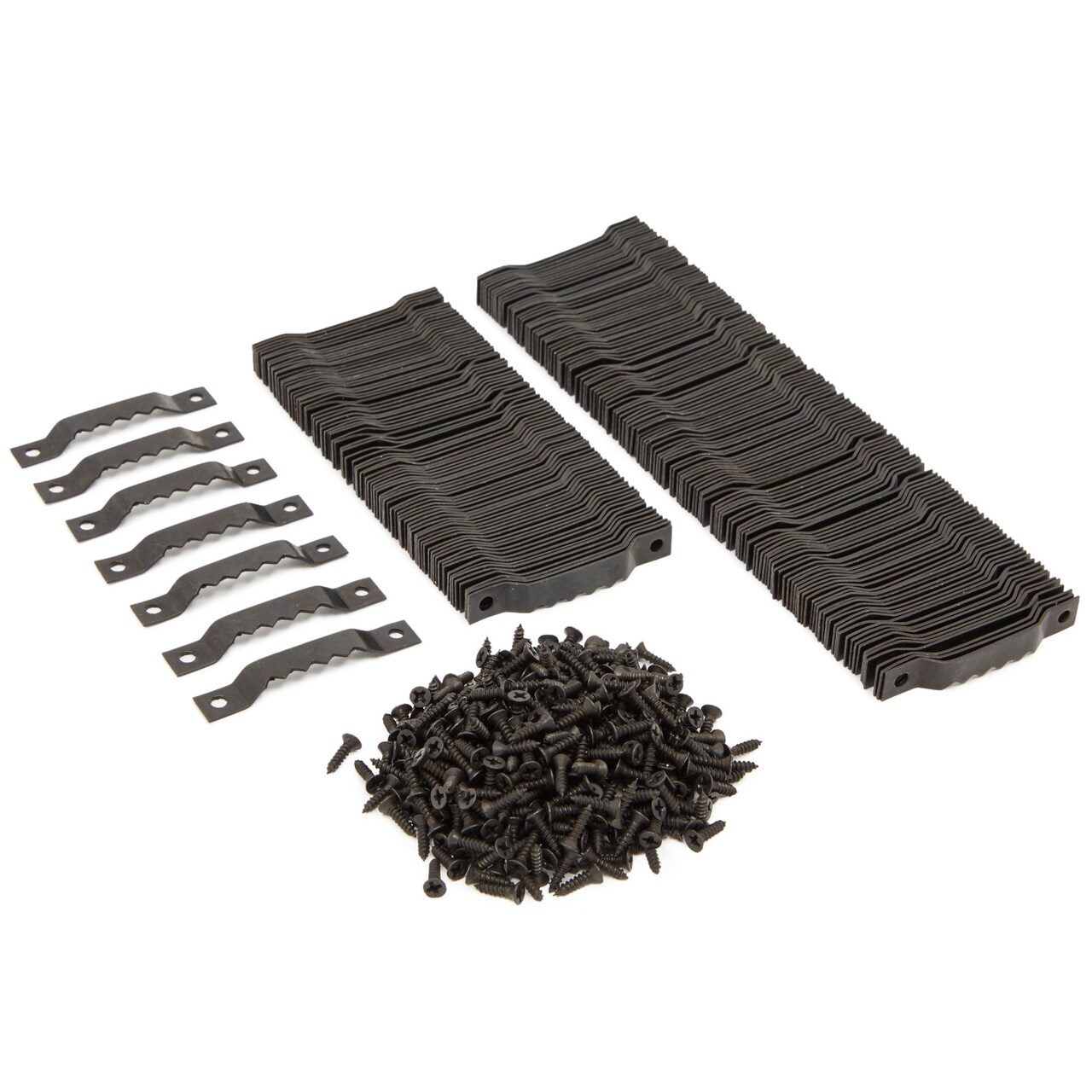 200-Pack Sawtooth Picture Hangers with Small Screws for Wall Decor, Bulk, Heavy Duty, Saw Teeth Hooks for Hanging Picture Frames, Photos, Artwork, Paintings (1.6 in)